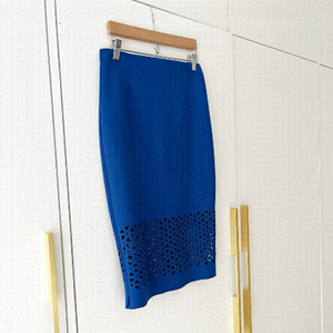 BNWOT Sans Souci Laser Cut Pencil Skirt